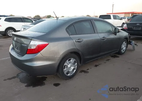 2012 Honda Civic Hybrid z USA, uszkodzony, nr VIN JHMFB4F34CS002516